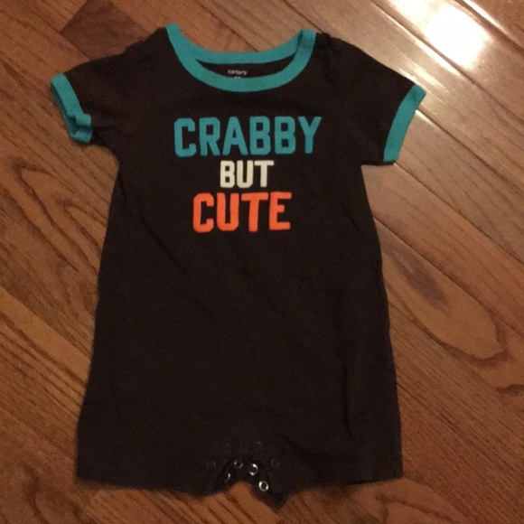 2 Infant Boy Pull-Over Rompers - Picture 3 of 5
